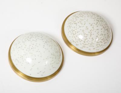  Glash tte Limburg Limburg Murano White Gold Dust Sconces Flushmounts