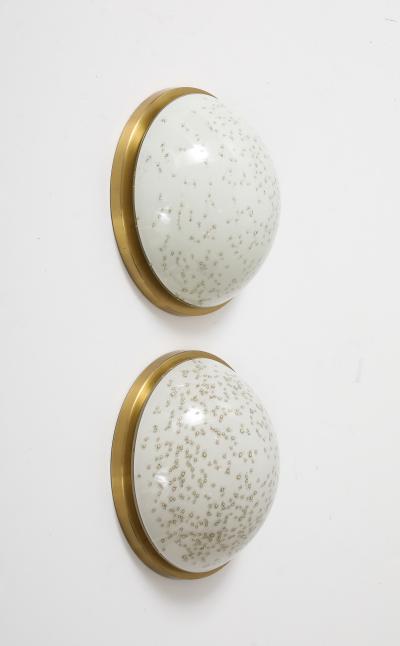  Glash tte Limburg Limburg Murano White Gold Dust Sconces Flushmounts
