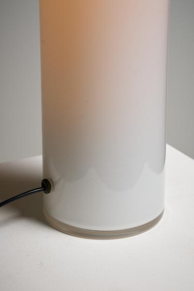  Glash tte Limburg Mid Century Minimalist Opal Glass Cylinder