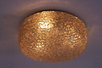  Glash tte Limburg Pair of Extra Large Glass Flush Mounts or Sconces for Glash tte Limburg