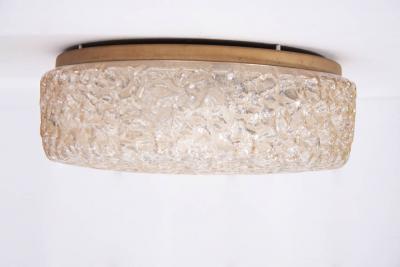  Glash tte Limburg Pair of Extra Large Glass Flush Mounts or Sconces for Glash tte Limburg