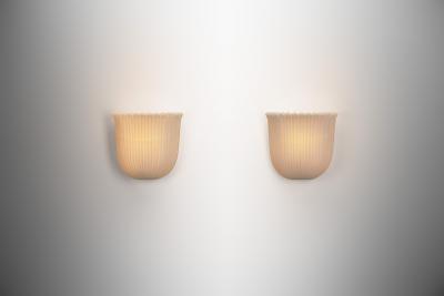 Glash tte Limburg Pair of Model 2877 Wall Lamps by Glash tte Limburg Germany 1970s
