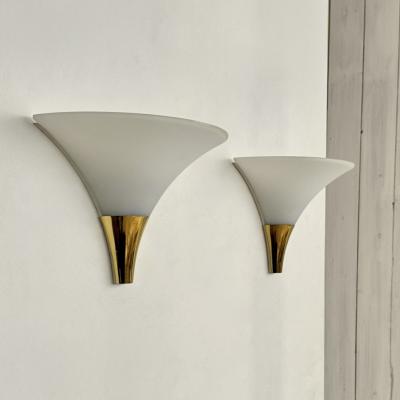  Glash tte Limburg Pair of wall lights 1970s