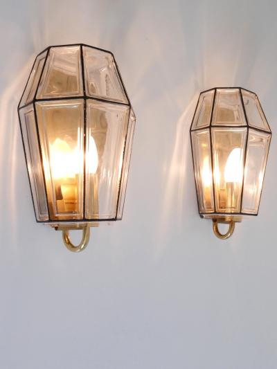  Glash tte Limburg Set of Two Mid Century Modern Sconces or Wall Fixtures by Glash tte Limburg
