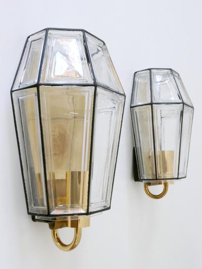  Glash tte Limburg Set of Two Mid Century Modern Sconces or Wall Fixtures by Glash tte Limburg