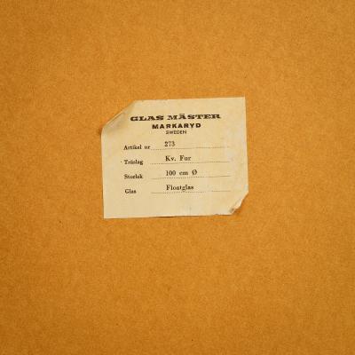  Glasm ster Oversized Solid Pine Mirror by Glas M ster Markaryd Sweden 1960s