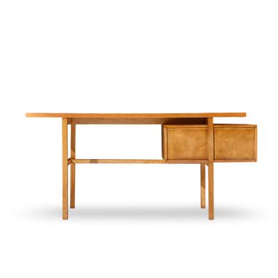  Glenn of California Glenn of California Mid Century Walnut and White Formica Desk