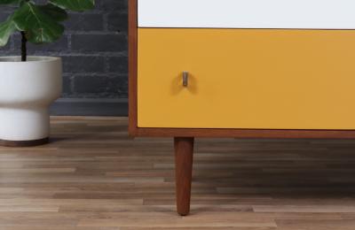  Glenn of California Glenn of California Multi Color Lacquered Walnut Dresser