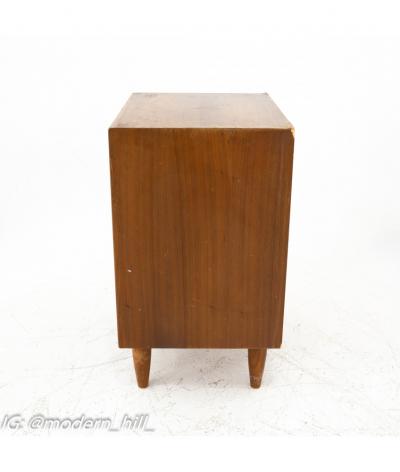  Glenn of California Glenn of California Style Mid Century Single Drawer Walnut Nightstand