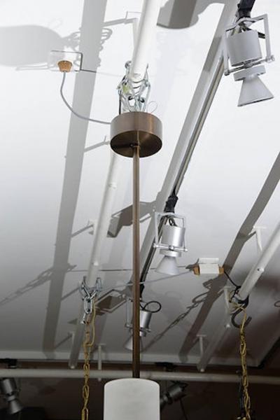  Glustin Luminaires Glustin Luminaires Creation Brass Chandelier with Alabaster Sconces