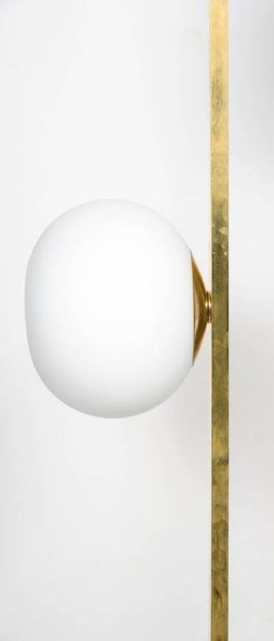  Glustin Luminaires Glustin Luminaires Creation Rectangular Floor Lamps with Globes