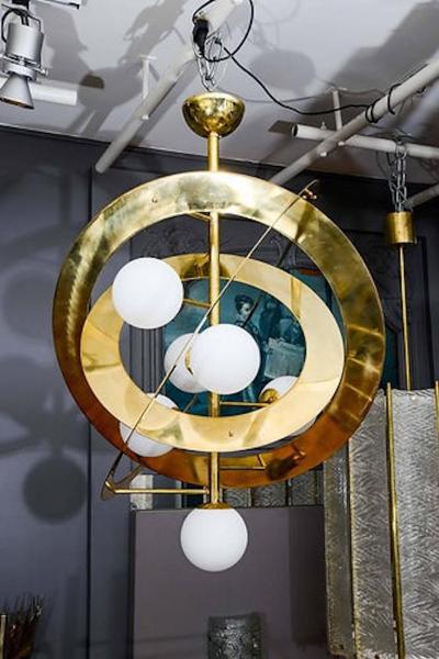  Glustin Luminaires Saturn Chandelier by Glustin Luminaires