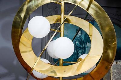  Glustin Luminaires Saturn Chandelier by Glustin Luminaires