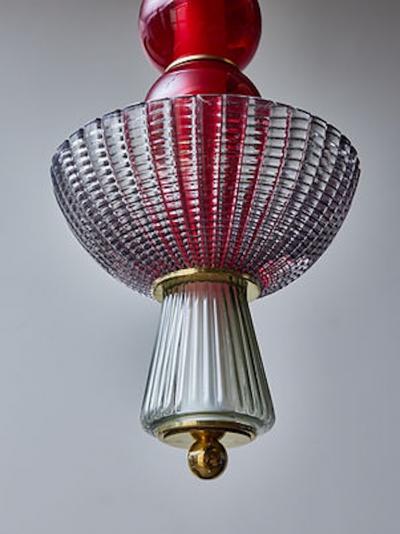  Glustin Luminaires Unique Glass Totem pendants by Glustin Luminaires