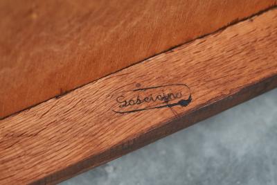  Go cicino Go cicino Lounge Chair in Solid Oak Webbing and Wool Poland 1930s