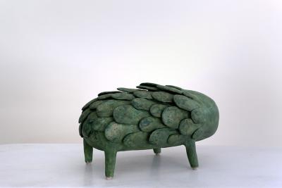  Godeleine de Rosamel GREEN SCULPTURE