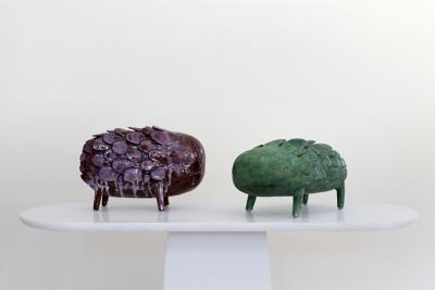  Godeleine de Rosamel GREEN SCULPTURE