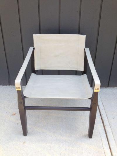  Gold Medal Pair of 1950s Grey Leather Goldmedal Chair Co Chairs Styel Kare Klimt