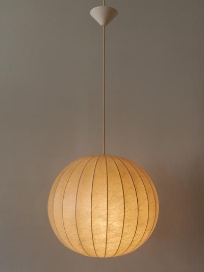  Goldkant Leuchten Mid Century Modern Goldkant Cocoon Pendant Lamp or Hanging Light Germany 1960s