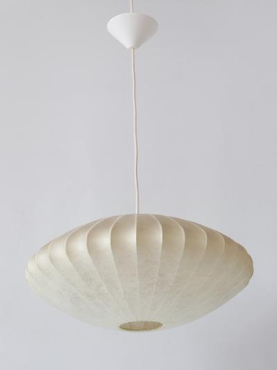  Goldkant Leuchten Rare Mid Century Modern Cocoon Pendant Lamp or Hanging Light by Goldkant 1960s