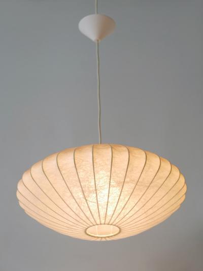  Goldkant Leuchten Rare Mid Century Modern Cocoon Pendant Lamp or Hanging Light by Goldkant 1960s