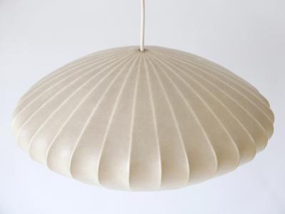  Goldkant Leuchten Rare Mid Century Modern Cocoon Pendant Lamp or Hanging Light by Goldkant 1960s