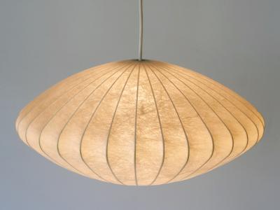  Goldkant Leuchten Rare Mid Century Modern Cocoon Pendant Lamp or Hanging Light by Goldkant 1960s