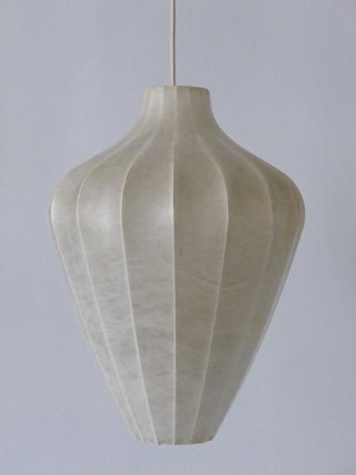  Goldkant Leuchten Rare Mid Century Modern Cocoon Pendant Lamp or Hanging Light by Goldkant 1960s