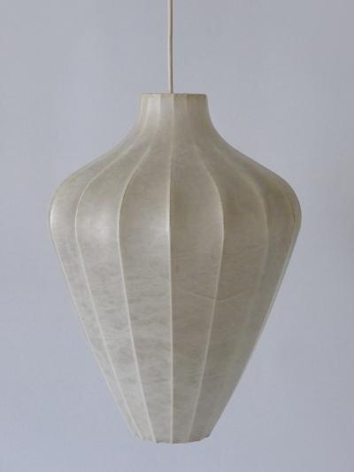  Goldkant Leuchten Rare Mid Century Modern Cocoon Pendant Lamp or Hanging Light by Goldkant 1960s
