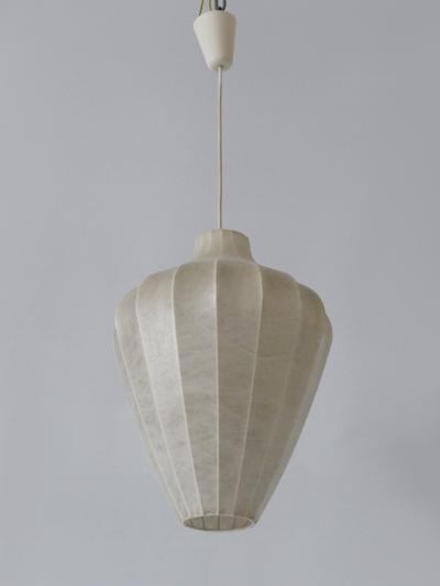  Goldkant Leuchten Rare Mid Century Modern Cocoon Pendant Lamp or Hanging Light by Goldkant 1960s