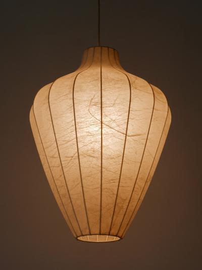  Goldkant Leuchten Rare Mid Century Modern Cocoon Pendant Lamp or Hanging Light by Goldkant 1960s