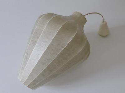  Goldkant Leuchten Rare Mid Century Modern Cocoon Pendant Lamp or Hanging Light by Goldkant 1960s