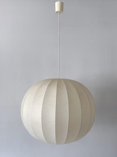 Goldkant Leuchten XL Mid Century Goldkant Cocoon Pendant Lamp or Hanging Light Germany 1960s