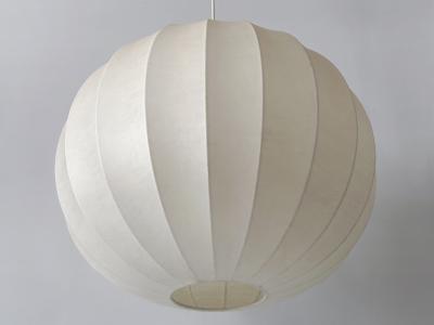 Goldkant Leuchten XL Mid Century Goldkant Cocoon Pendant Lamp or Hanging Light Germany 1960s