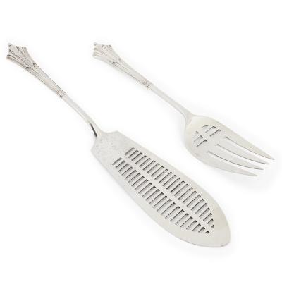  Goldsmiths and Silversmiths Company LTD Silver fish slice and fork by Goldsmiths Silversmiths Co Ltd