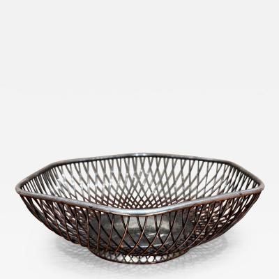 Gorham Manufacturing Co. - 1960s Gorham Original Silver Bowl Wire Basket