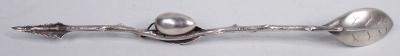  Gorham Manufacturing Co Antique Gorham Aesthetic Sterling Silver Olive Spoon with Pick