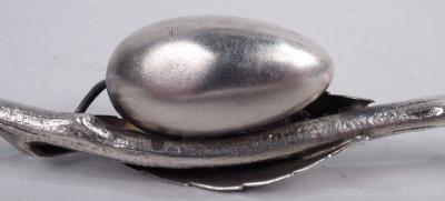  Gorham Manufacturing Co Antique Gorham Aesthetic Sterling Silver Olive Spoon with Pick