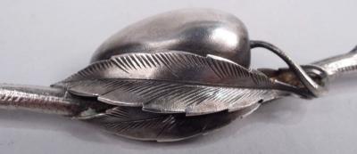  Gorham Manufacturing Co Antique Gorham Aesthetic Sterling Silver Olive Spoon with Pick