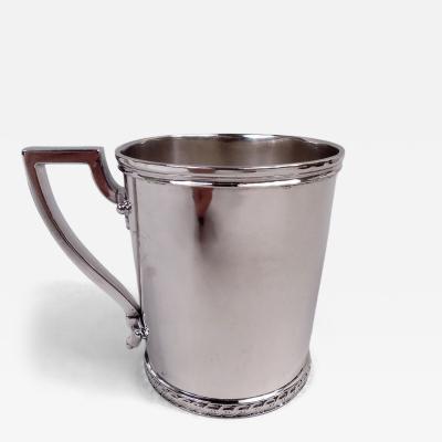  Gorham Manufacturing Co Antique Gorham American Classical Coin Silver Baby Cup