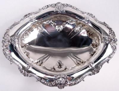  Gorham Manufacturing Co Antique Gorham American Edwardian Classical Lion Head Bowl 1900