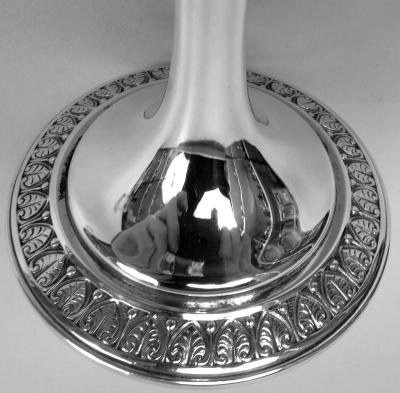  Gorham Manufacturing Co Antique Gorham American Victorian Classical Coin Silver Vase