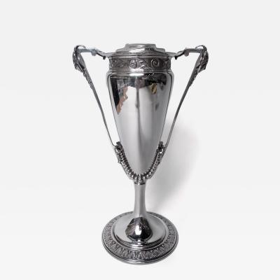  Gorham Manufacturing Co Antique Gorham American Victorian Classical Coin Silver Vase