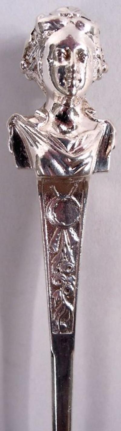  Gorham Manufacturing Co Antique Gorham Coin Silver Fish Slice in Classical Bust Pattern