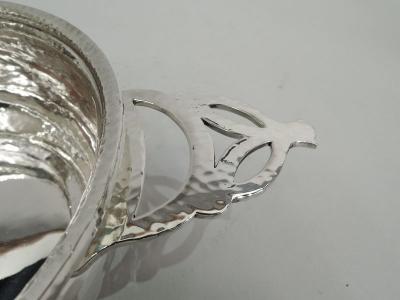  Gorham Manufacturing Co Antique Gorham Craftsman Hand Hammered Sterling Silver Porringer