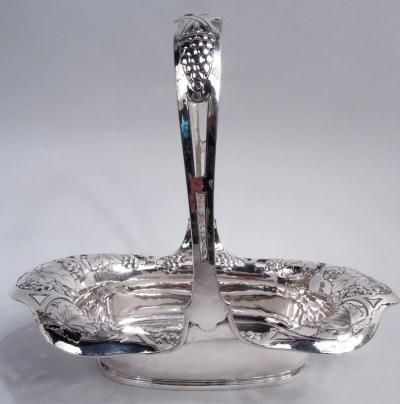  Gorham Manufacturing Co Antique Gorham Edwardian Art Nouveau Sterling Silver Basket