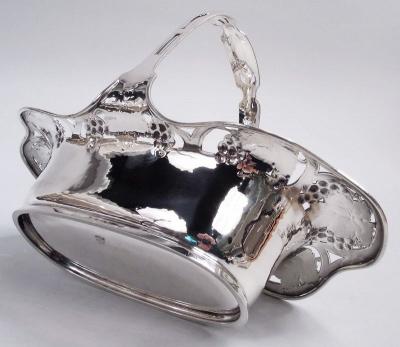  Gorham Manufacturing Co Antique Gorham Edwardian Art Nouveau Sterling Silver Basket