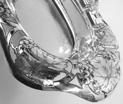  Gorham Manufacturing Co Antique Gorham Edwardian Art Nouveau Sterling Silver Basket