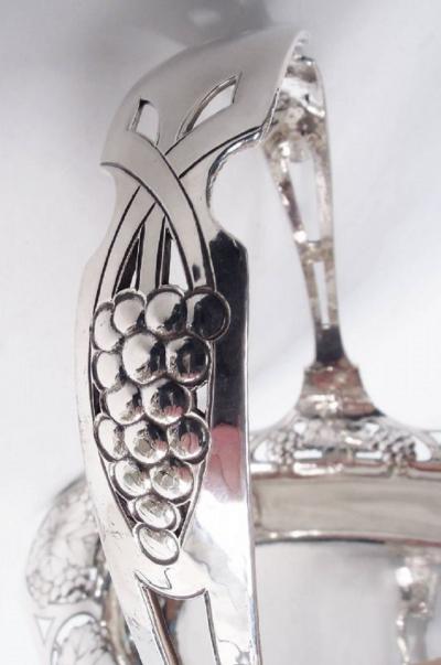  Gorham Manufacturing Co Antique Gorham Edwardian Art Nouveau Sterling Silver Basket