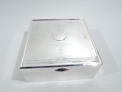  Gorham Manufacturing Co Antique Gorham Edwardian Regency Box for Jewelry and Keepsakes